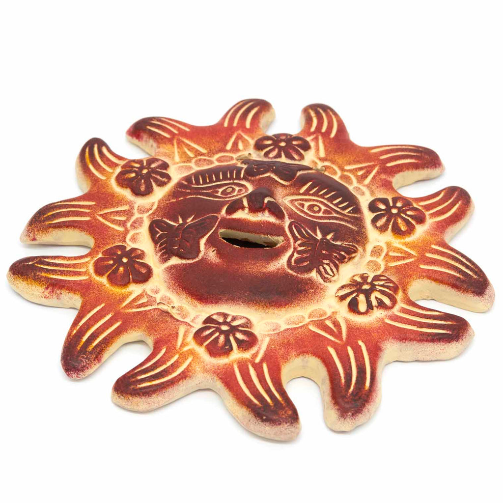 Smiling Sun Ceramic Plaque-Siesta Crafts