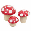 Mexican Ceramic Mushrooms - Set of Three-Siesta Crafts