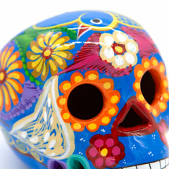Mexican Painted Skull Medium-Siesta Crafts