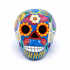 Mexican Painted Skull Medium-Siesta Crafts