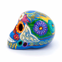 Mexican Painted Skull Medium-Siesta Crafts