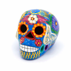 Mexican Painted Skull Medium-Siesta Crafts