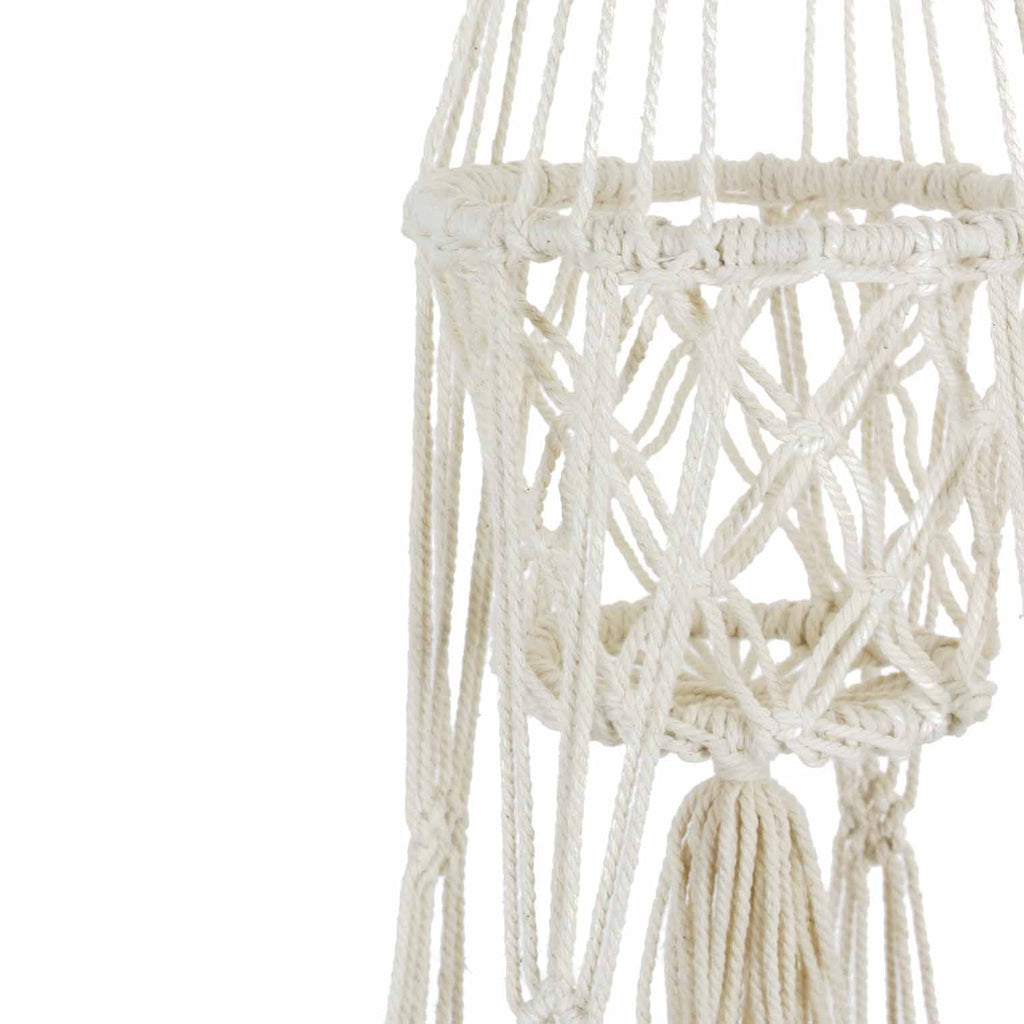 Double Macrame Plant Hanger-Siesta Crafts