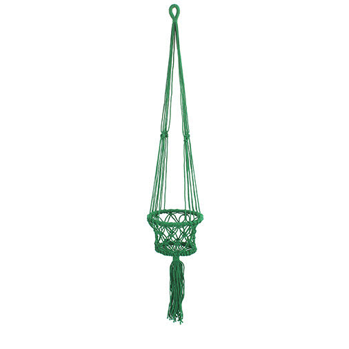 Bright Macrame Plant Hanger-Siesta Crafts