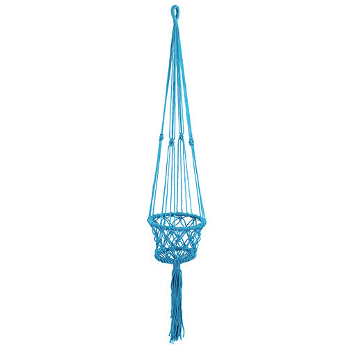 Bright Macrame Plant Hanger-Siesta Crafts