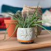Face Design Soapstone Planter-Siesta Crafts