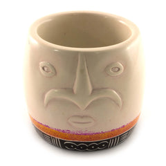 Face Design Soapstone Planter-Siesta Crafts