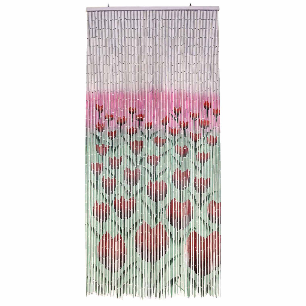Bamboo Bead Curtain - Tulips-Siesta Crafts