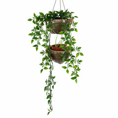 Double Coconut Plant Hanger-Siesta Crafts