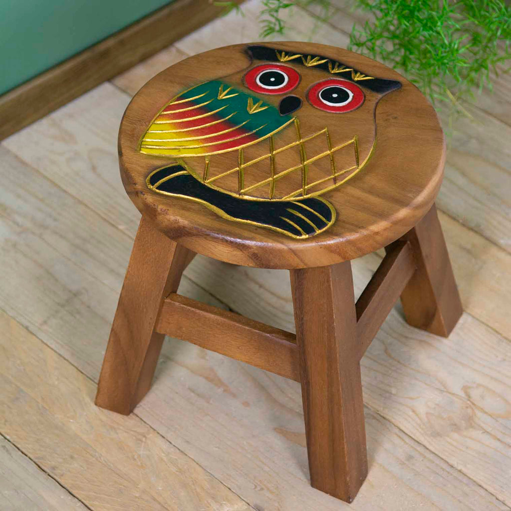 Owl Stool-Siesta Crafts