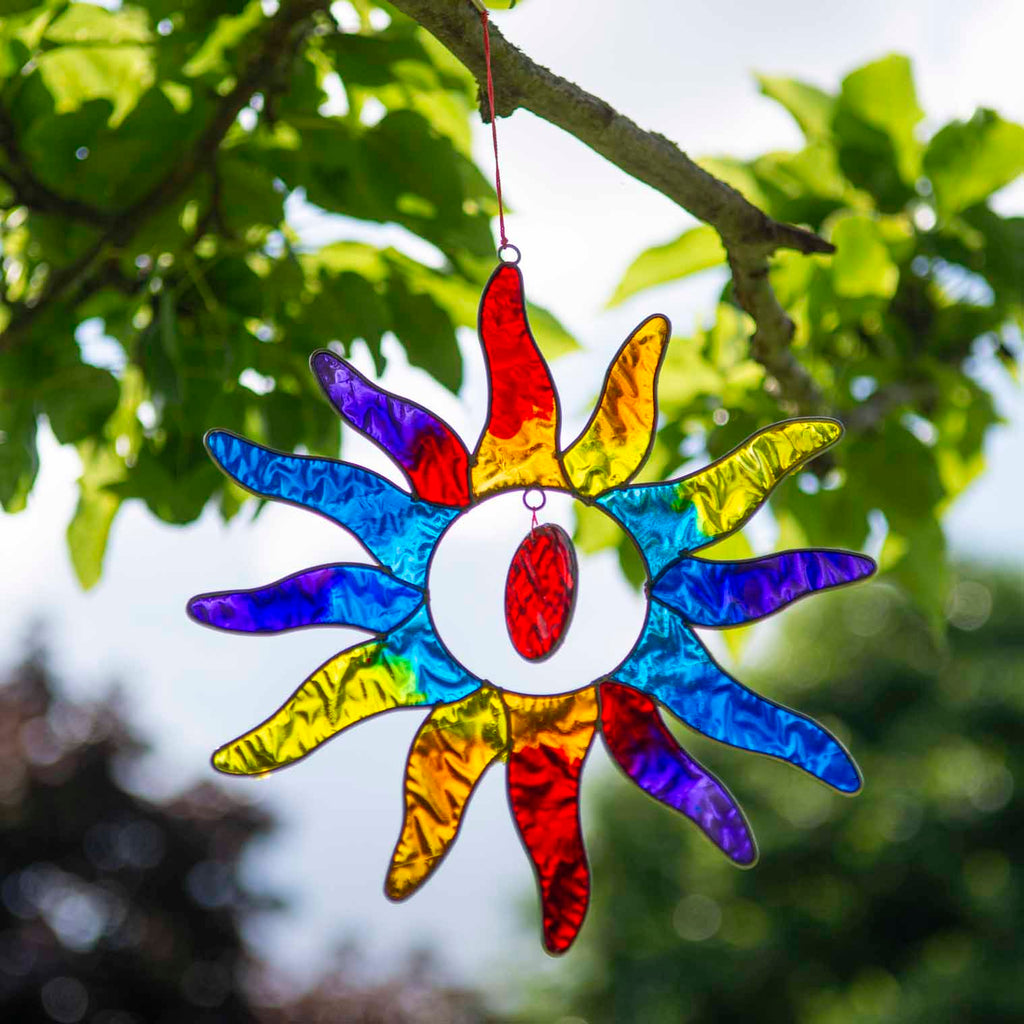 Rainbow Sun Suncatcher-Siesta Crafts