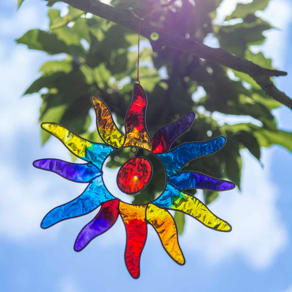 Rainbow Sun Suncatcher-Siesta Crafts