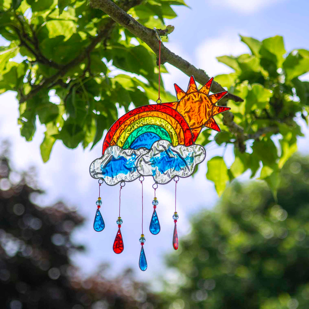 Sun and Rainbow Suncatcher-Siesta Crafts