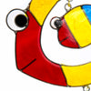 Big Fish Little Fish Suncatcher-Siesta Crafts