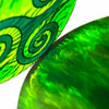 Green Triskelion Suncatcher-Siesta Crafts