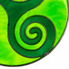 Green Triskelion Suncatcher-Siesta Crafts