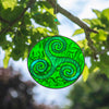 Green Triskelion Suncatcher-Siesta Crafts