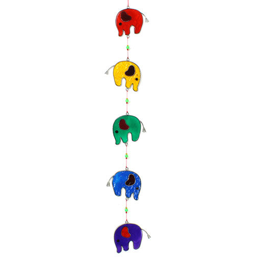 String of Elephants Suncatcher-Siesta Crafts