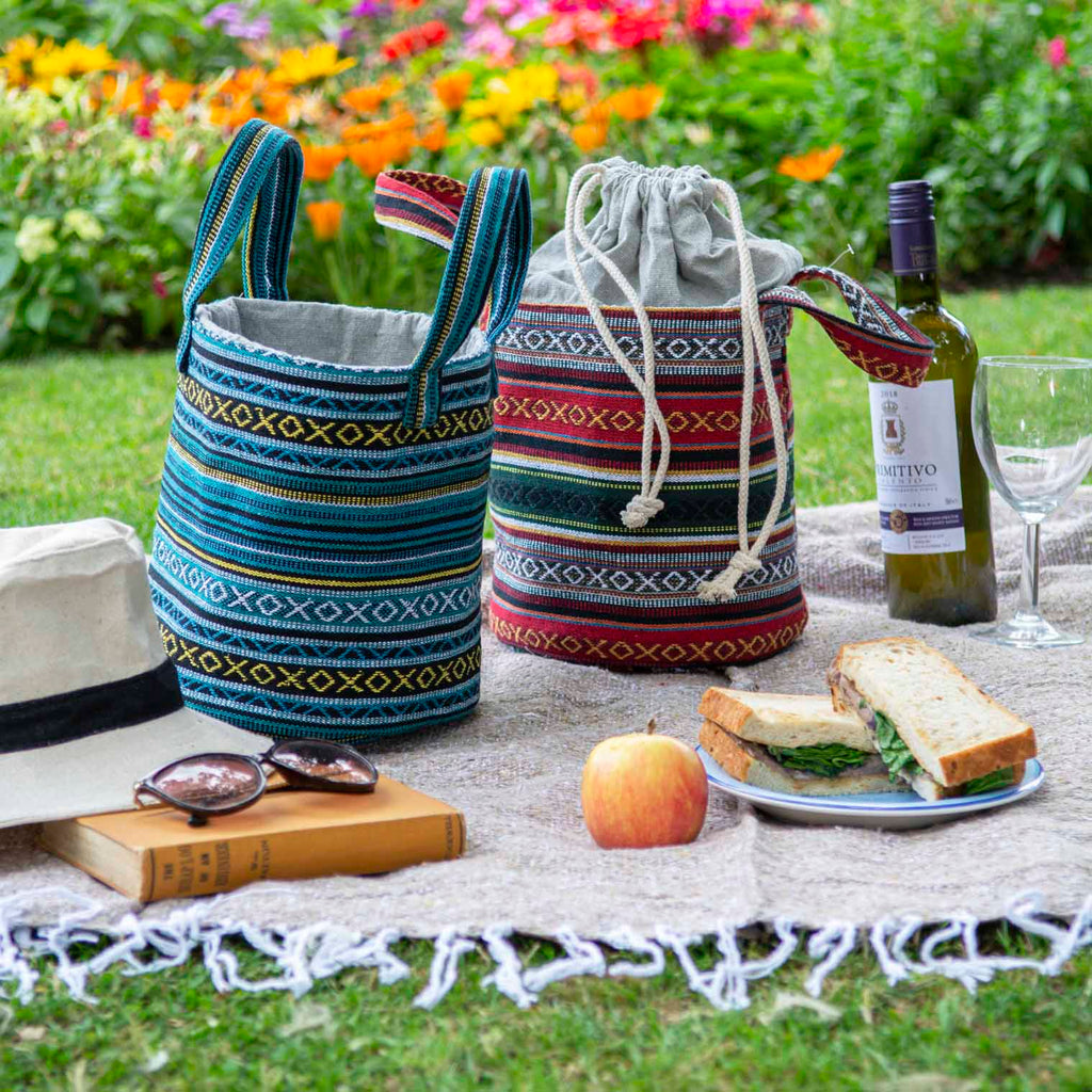 Gheri Drawstring Picnic Bag-Siesta Crafts