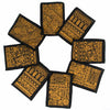 Black and Gold Bunting-Siesta Crafts