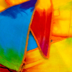 Rainbow Tie Dye Bunting-Siesta Crafts