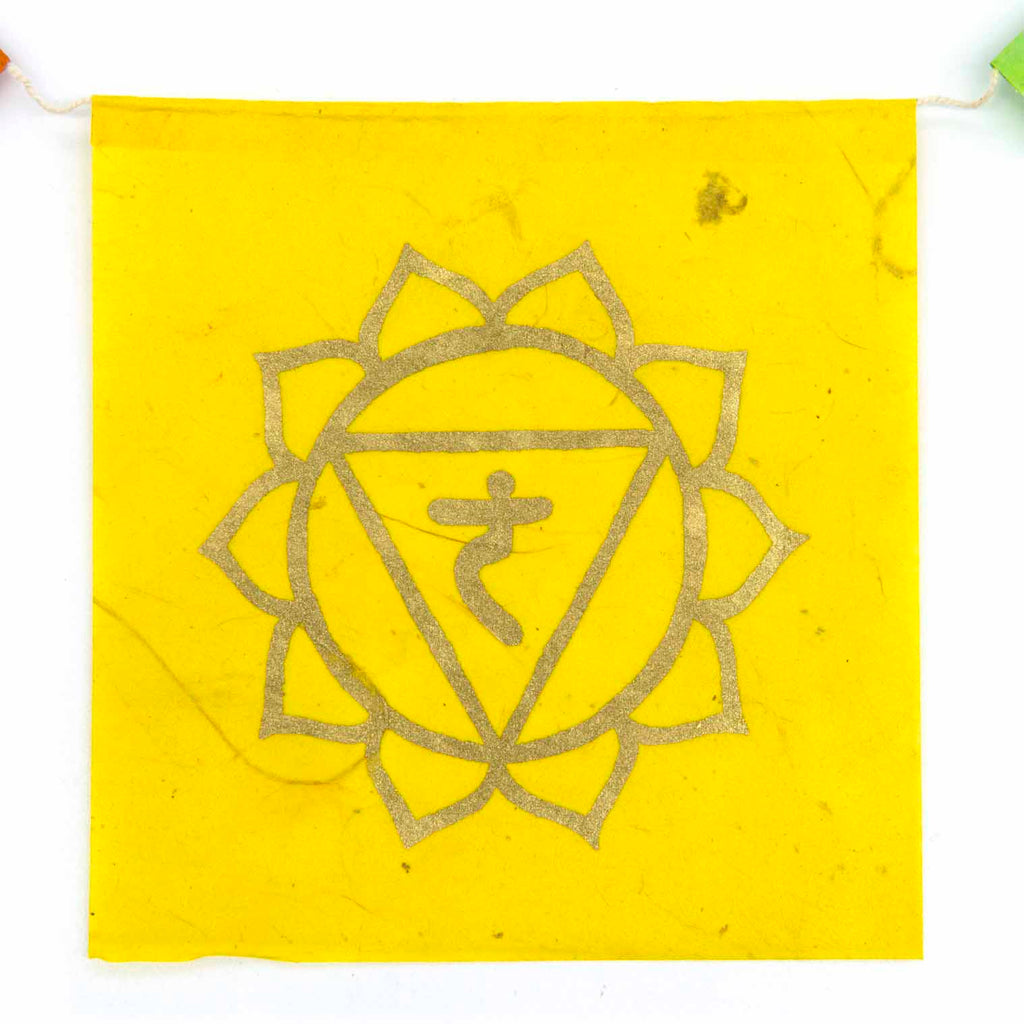 Long Lokta Paper Chakra String - Large-Siesta Crafts
