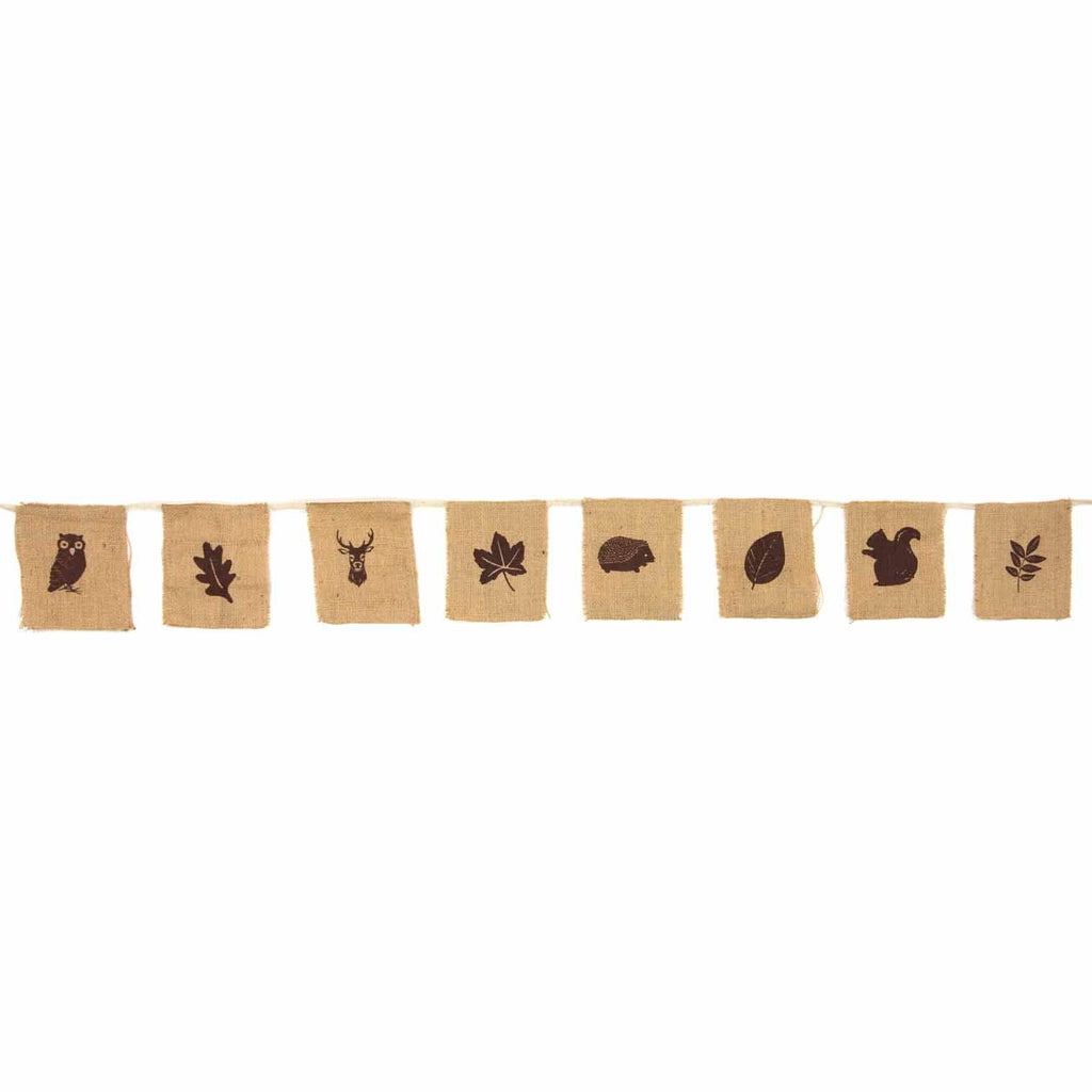 Woodland Jute Bunting-Siesta Crafts