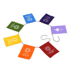 Small Chakra Prayer Flags-Siesta Crafts