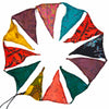 Large Flag Recycled Sari Bunting-Siesta Crafts
