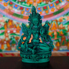 Green Tara Resin Statue-Siesta Crafts