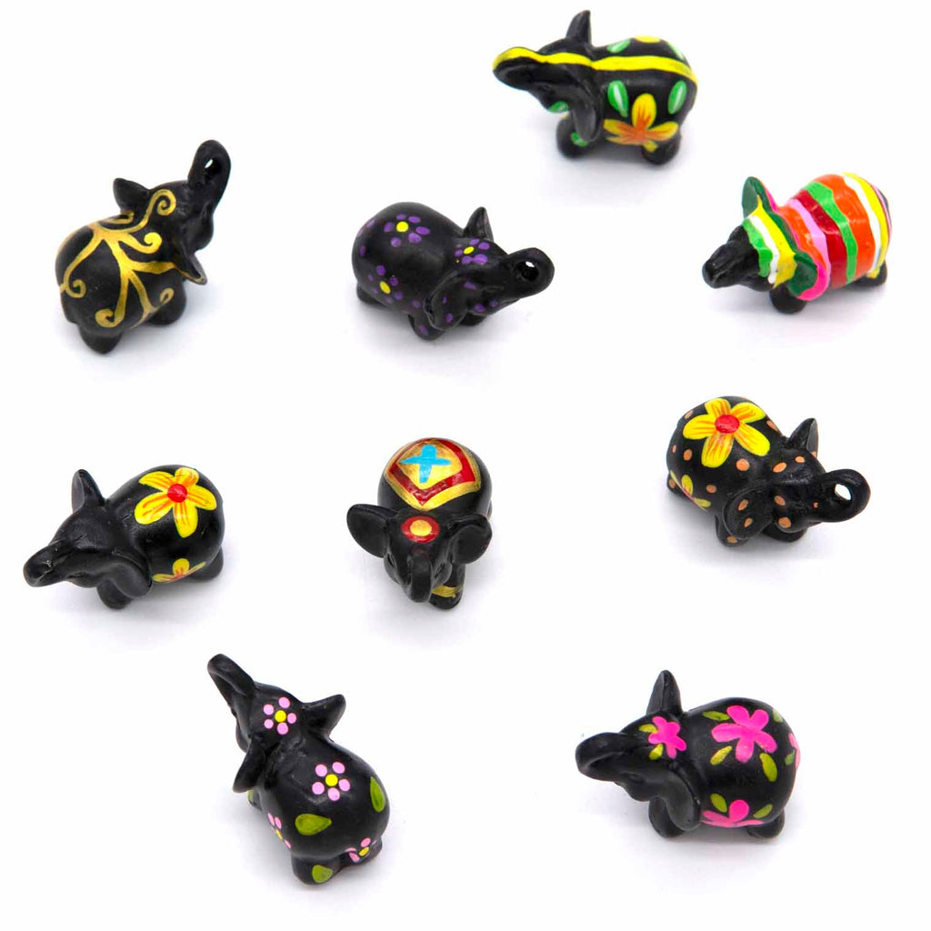 Mini Painted Resin Elephant-Siesta Crafts