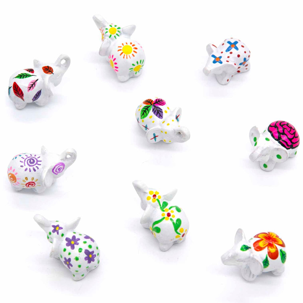 Mini Painted Resin Elephant-Siesta Crafts