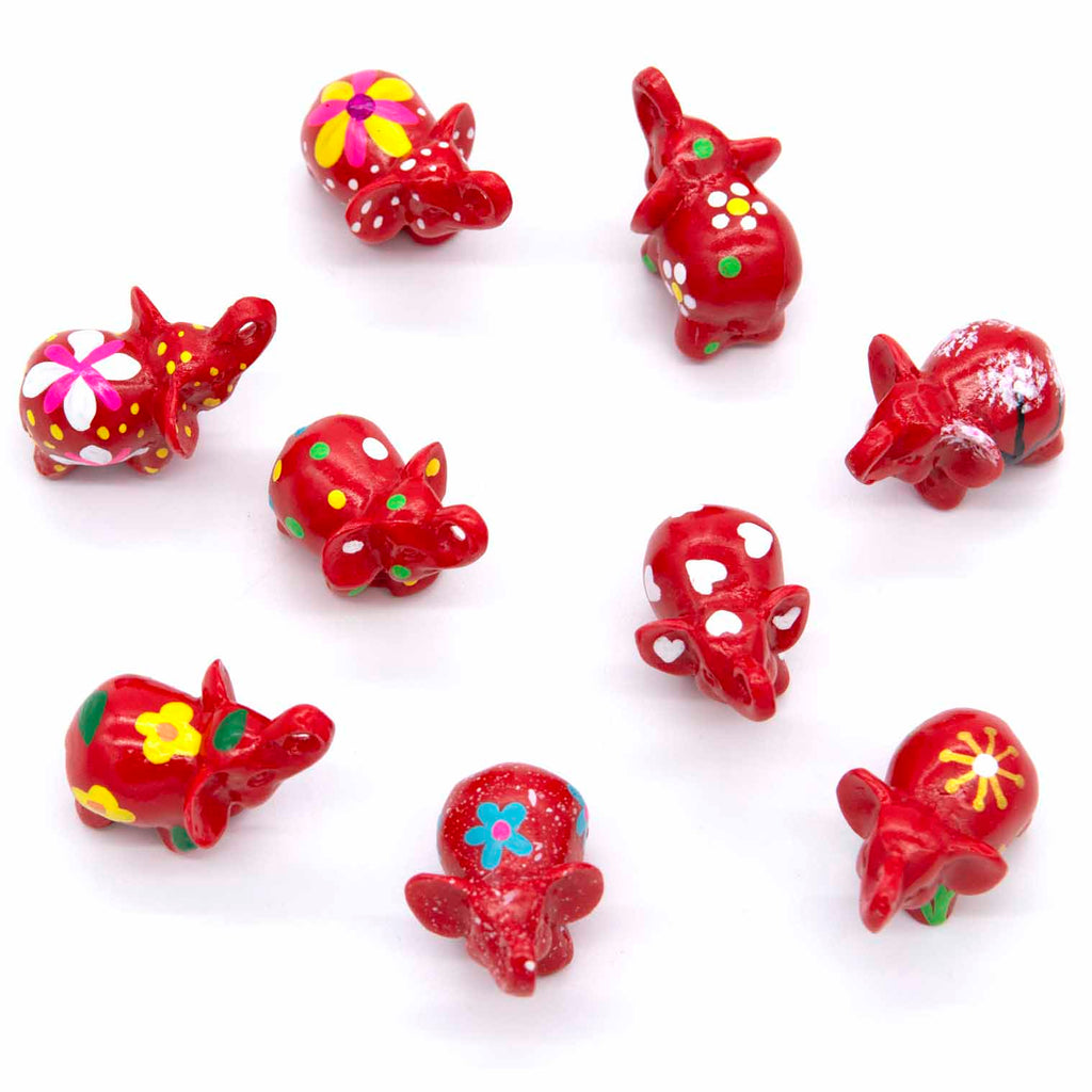 Mini Painted Resin Elephant-Siesta Crafts