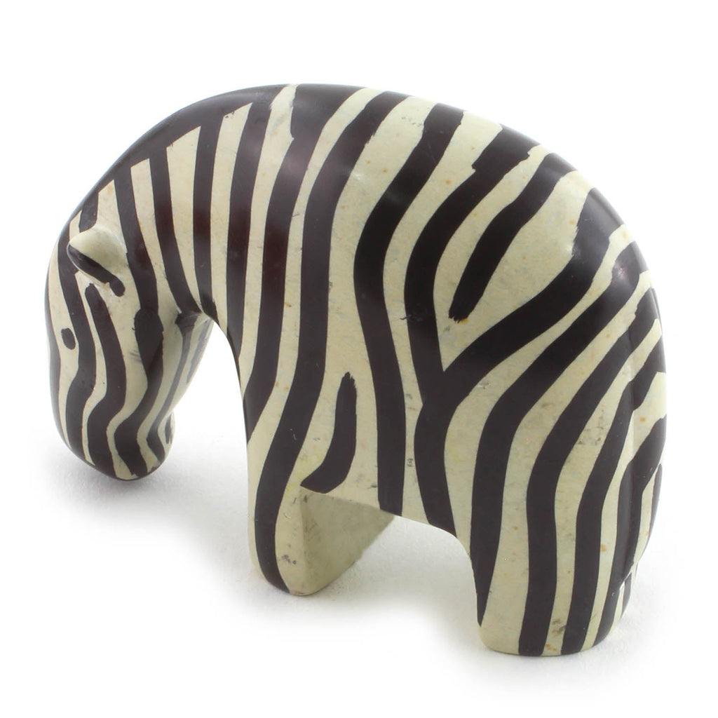 Soapstone Zebra-Siesta Crafts