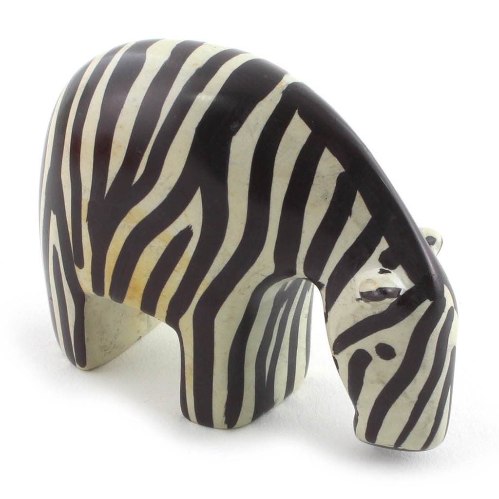 Soapstone Zebra-Siesta Crafts