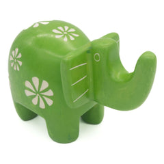 Soapstone Patterned Elephant-Siesta Crafts