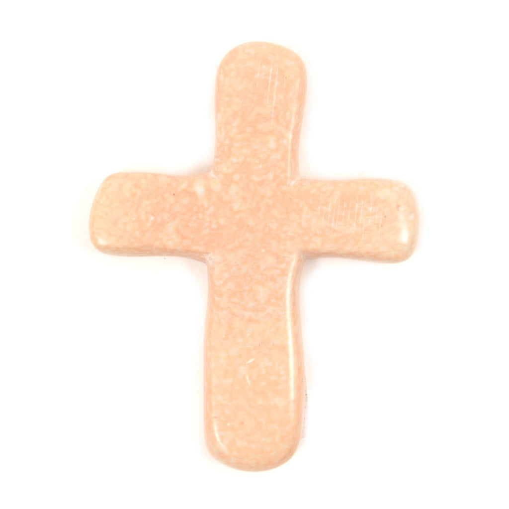 Small Soapstone Cross - Natural-Siesta Crafts