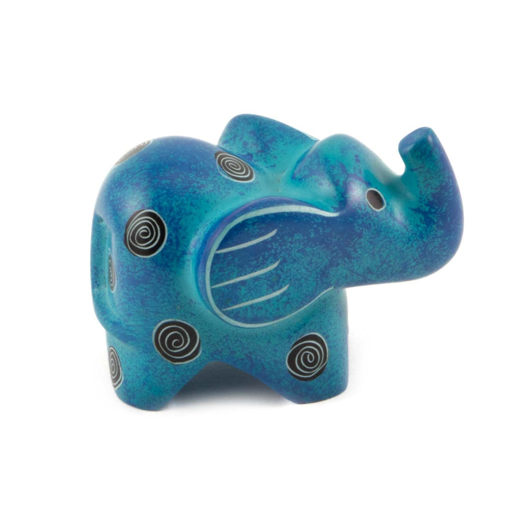 Small Soapstone Elephant-Siesta Crafts