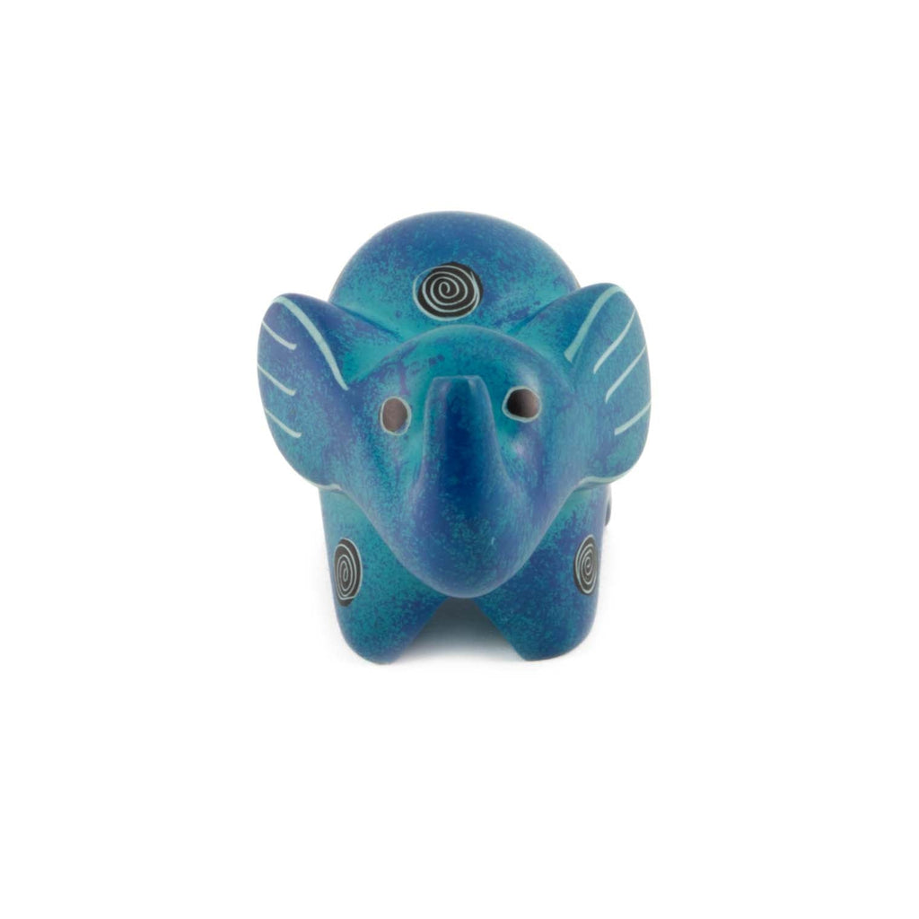 Small Soapstone Elephant-Siesta Crafts