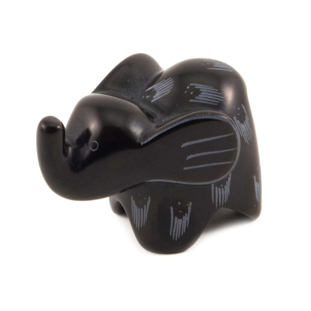 Small Soapstone Elephant-Siesta Crafts