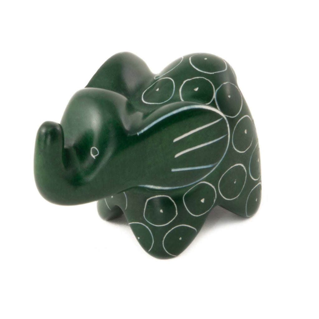 Small Soapstone Elephant-Siesta Crafts