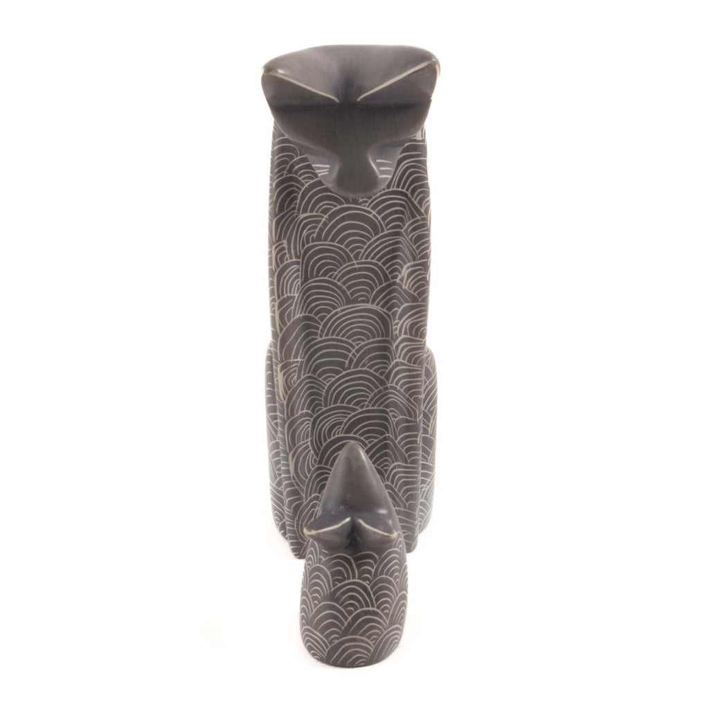 Soapstone Cat and Mouse-Siesta Crafts