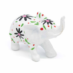 Medium Painted Resin Elephant-Siesta Crafts