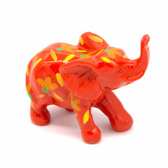 Medium Painted Resin Elephant-Siesta Crafts