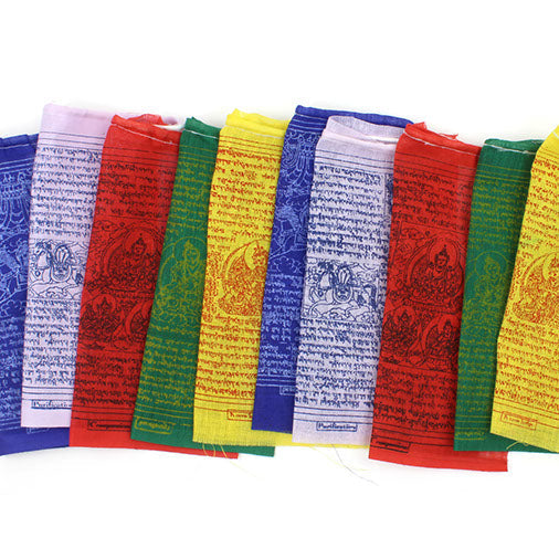 Tibetan Prayer Flags - Medium-Siesta Crafts