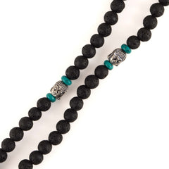 Lava Bead and Buddha Malah Beads-Siesta Crafts