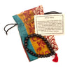Wrist Mallah in Recycled Sari Pouch-Siesta Crafts