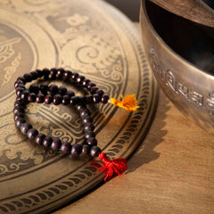 Wrist Mallah in Recycled Sari Pouch-Siesta Crafts