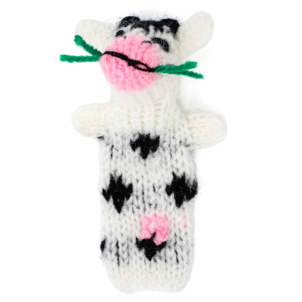 Peruvian Finger Puppet - Cow