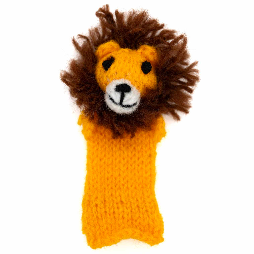 Peruvian Finger Puppet - Lion